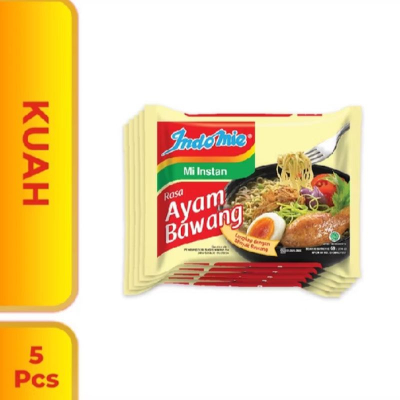 

5 Pcs - Indomie Kuah Ayam Bawang
