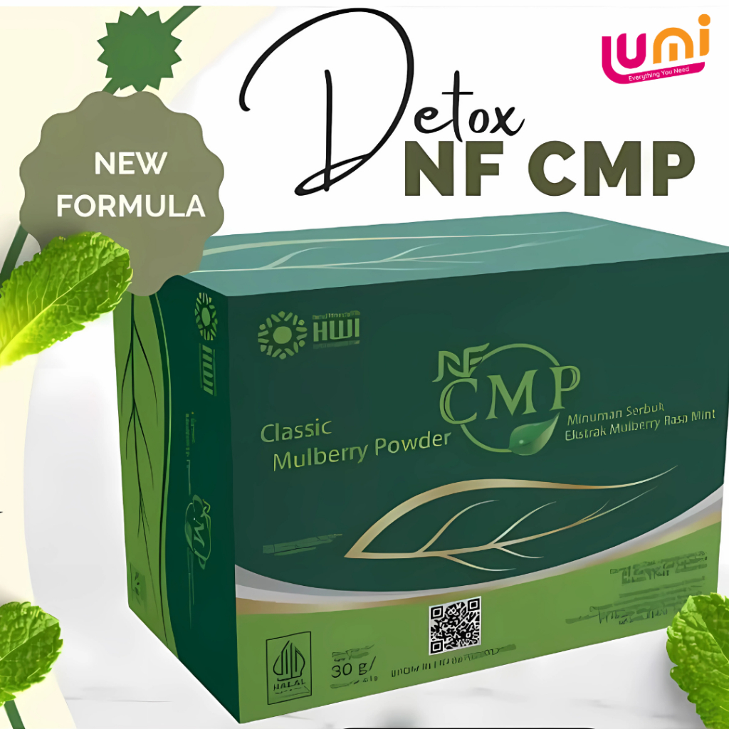 CMP CHLOROPHYLL MINT POWDER ORIGINAL HWI BUBUK MINUMAN OBAT PELANGSING BADAN SERBUK MINUMAN PERAWATA