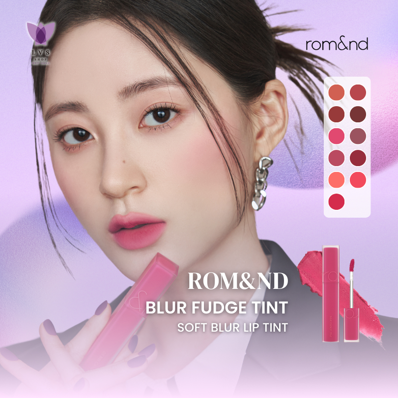 ROMAND Blur Fudge Tint | Lip Cream Matte Blur Finish Korea - LVS Shop