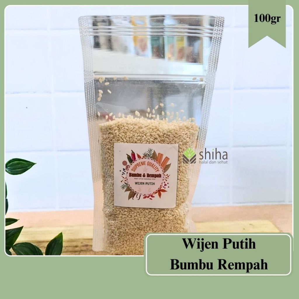 

Wijen putih Bumbu & Rempah Supreme Quality |Warungshiha