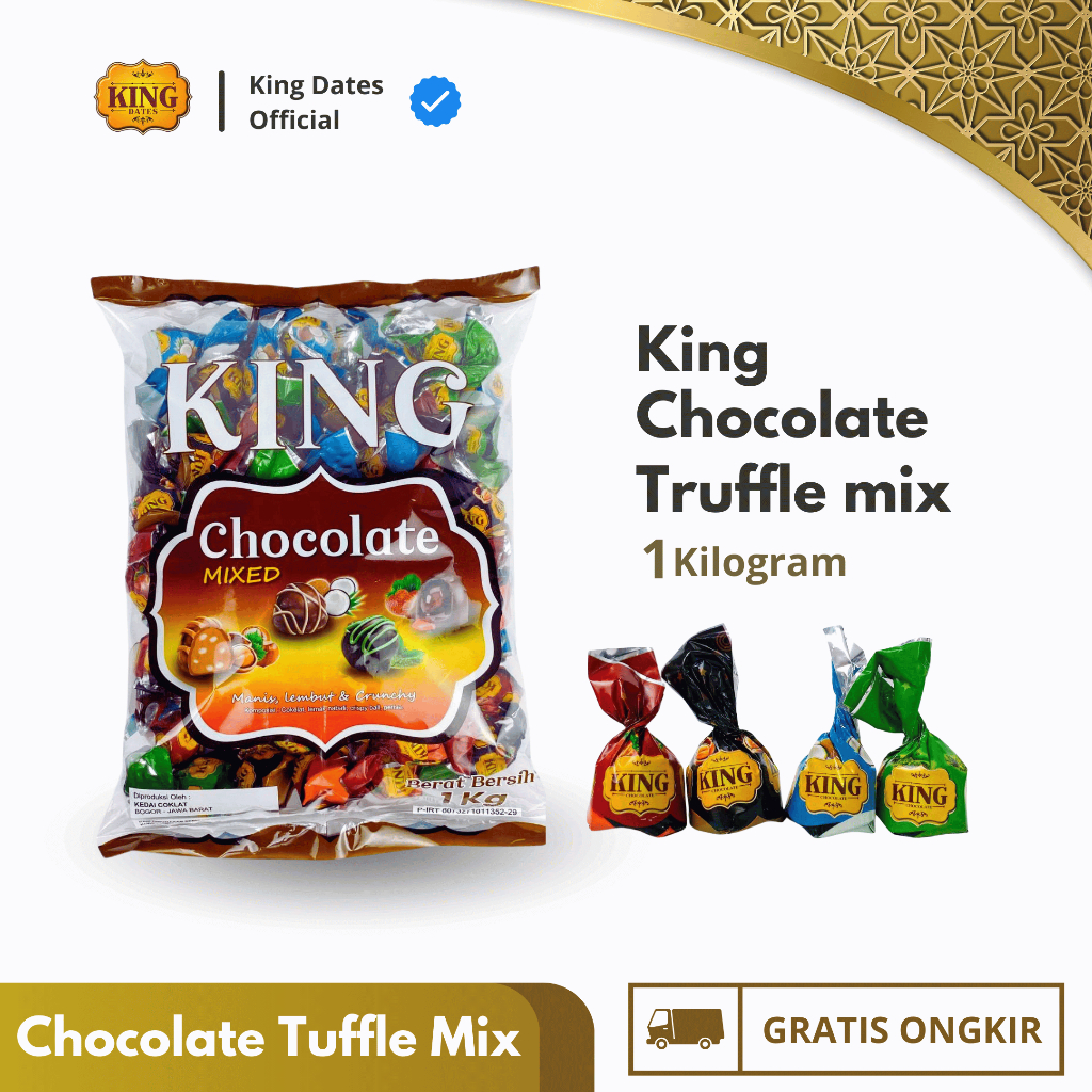 

Chocolate King Dates Truffle Mixed 1kg