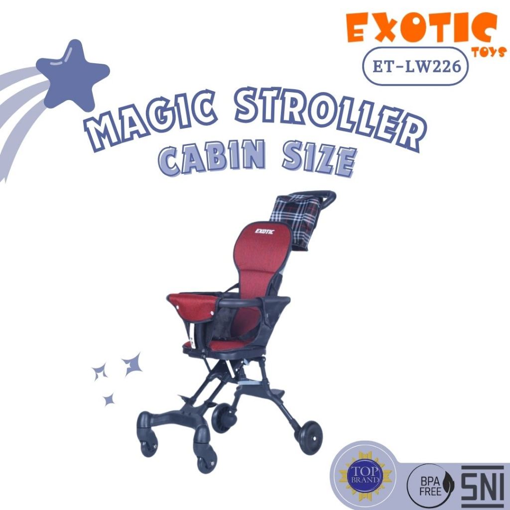 Spacebaby Magic Stroller Kereta Dorong Anak Exotic Toys ET LW226