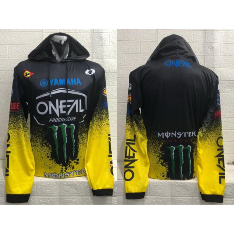 Jersey kaos motocross | Jersey kupluk motocross dewasa | trail lengan panjang