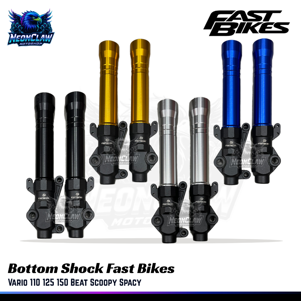Bottom Tabung Shock Depan Fast Bikes Black Vario 110 125 150 Beat Scoopy Spacy Bottom Shock Depan Fa