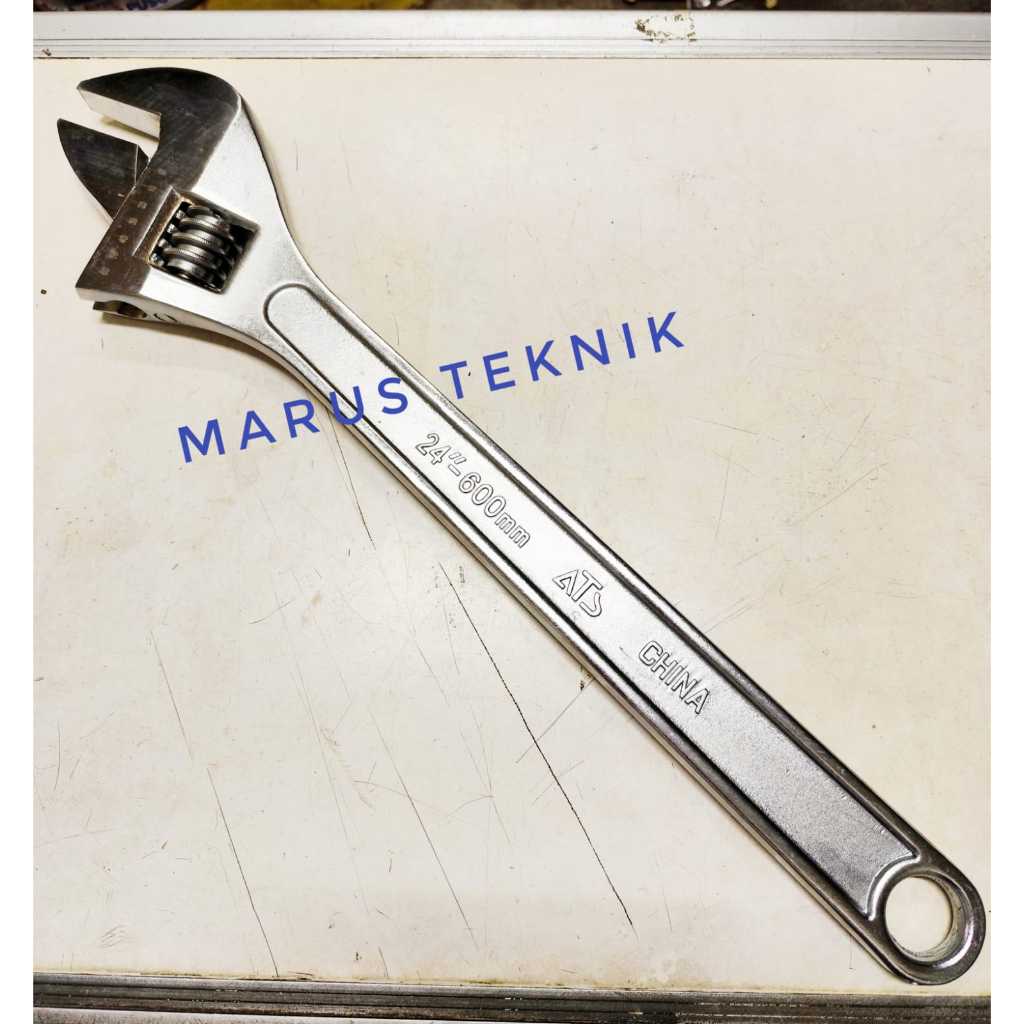 Kunci Inggris /Adjustable Wrench 24" 600mm ATS