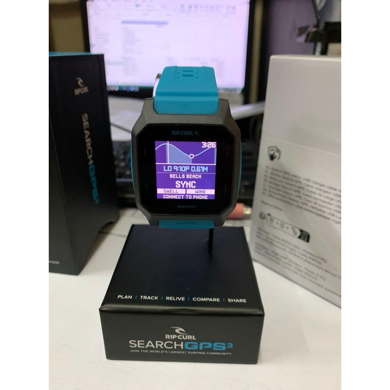 Jam tangan ripcurl search GPS 3 blue