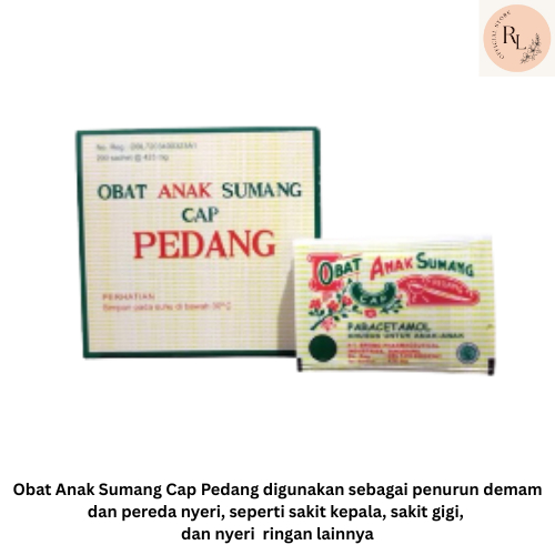Obat Anak Sumang Cap Pedang 1box / Obat Anak Sumang