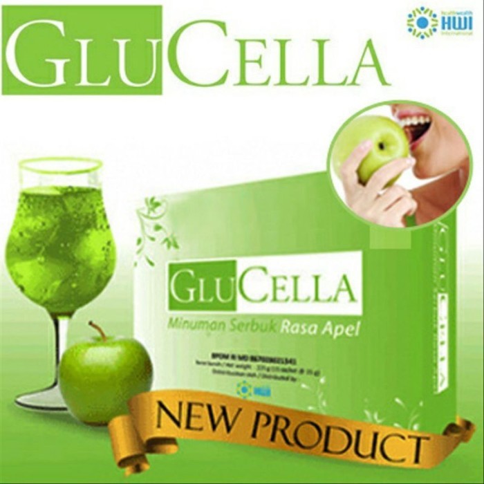 PAKET 2 GLUCELLA Minuman Kolagen 100% ORIGINAL HWI