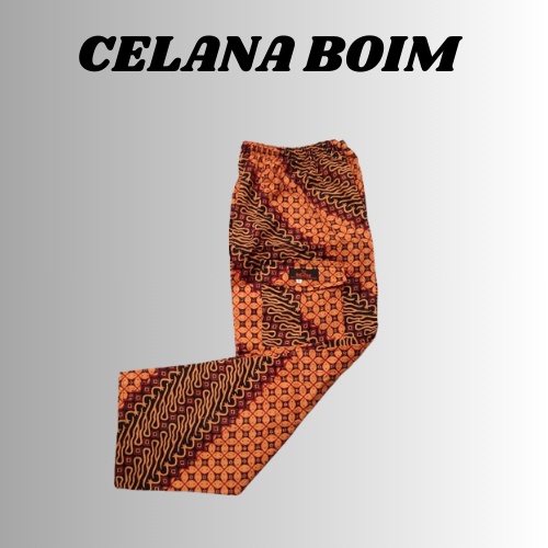 Celana Batik Boim / Celana Boim Motif / Celana Boim / Celana Batik Boim Motif A/ Celana Boim Motif B