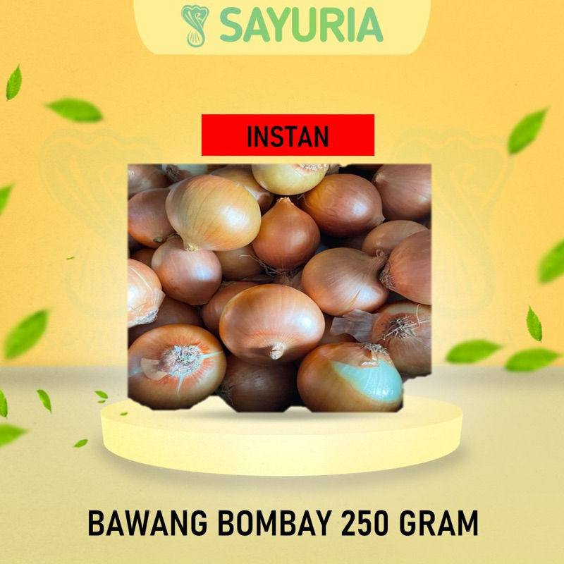 

BAWANG BOMBAY 250 GRAM [INSTAN]