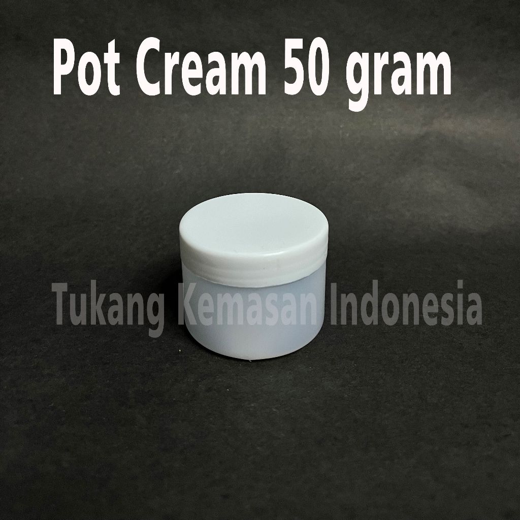 Pot Cream 50 gram / Pot Lulur 50 gram Natural Tinggi