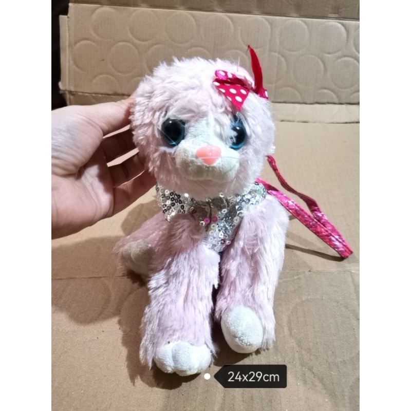 tas anak boneka kucing sequin blink2 brand poochie and co