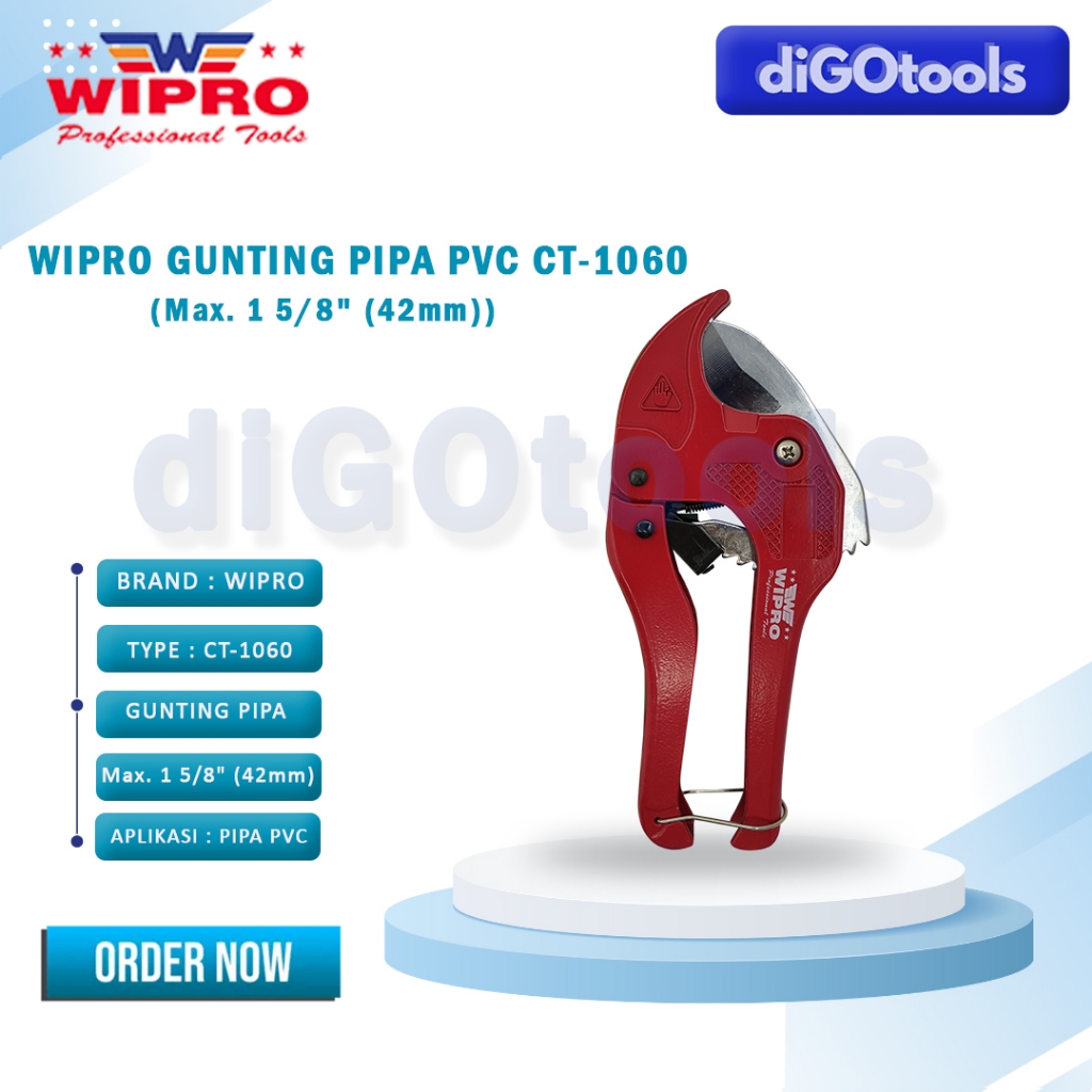 Wipro Gunting Pipa PVC - Gunting Pipa PVC CT-1060 Wipro