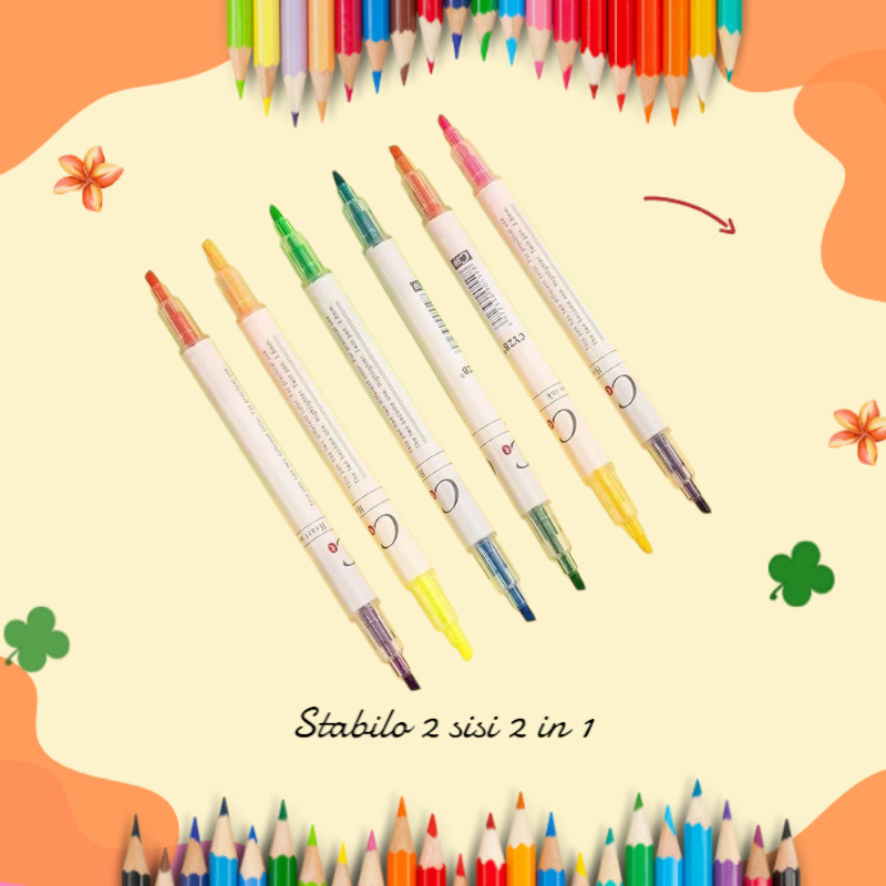 

Stabilo 2 sisi 2in1 per pcs