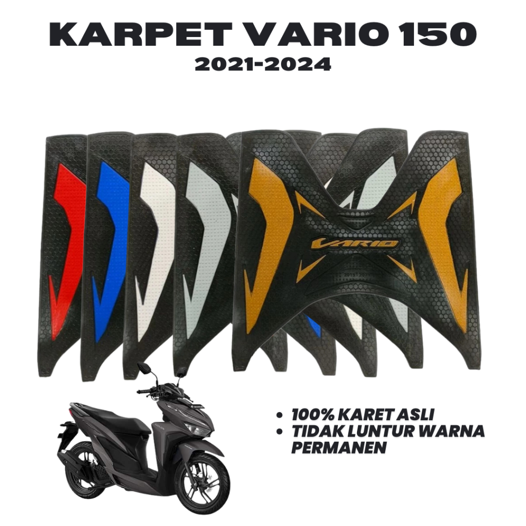 karpet motor vario 2021-2023 / pijakan kaki motor honda vario 2021-2023