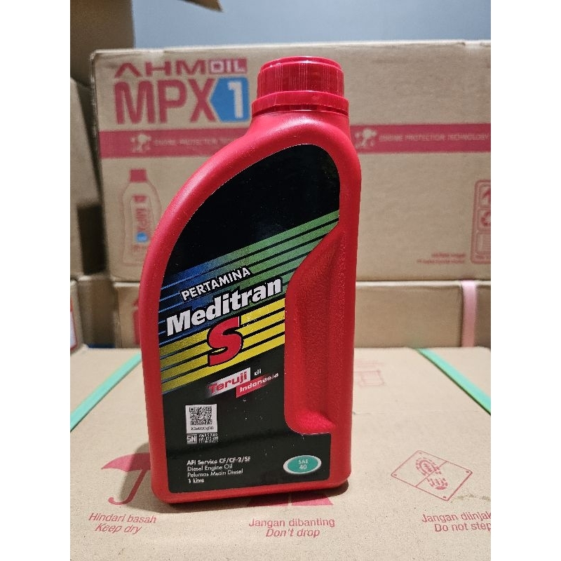 Oli Pertamina Meditran S SAE 40 1Liter/Oli Mesin Mobil Diesel