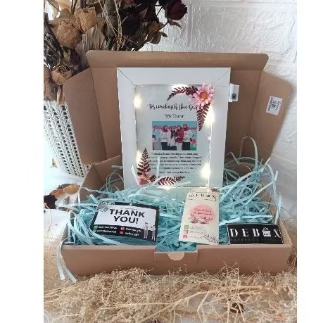 

Kado Mini Frame 2D | Hampers | Packing Bubble Wrap+Kardus