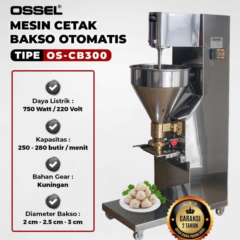 OSSEL Mesin Cetak Bakso OS-CB300 OSSEL