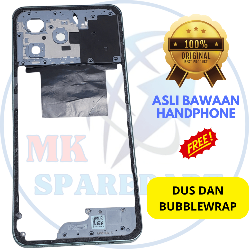 Bezzel/tulang tengah hp realme c53 - asli original copotan cabutan bawaan