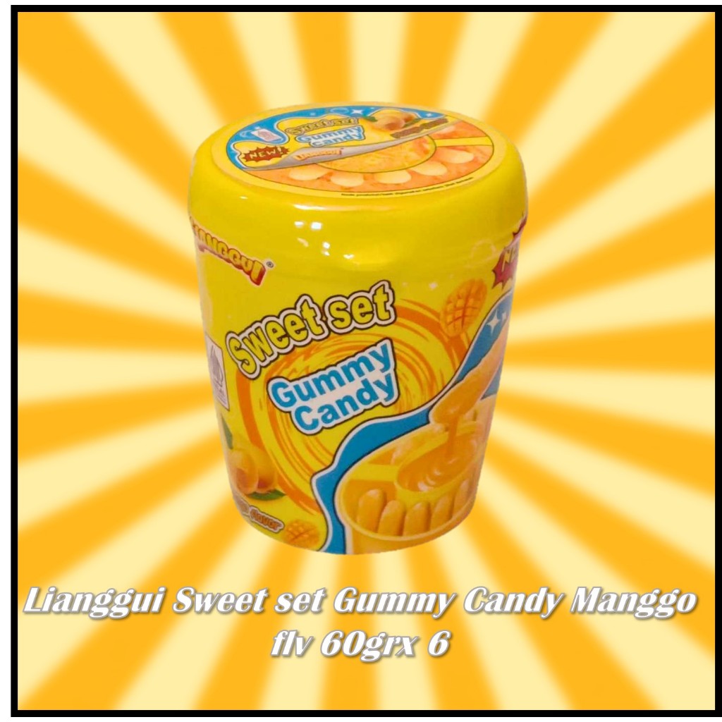 

Lianggui Sweet set Gummy Candy Manggo flv 60grx 6