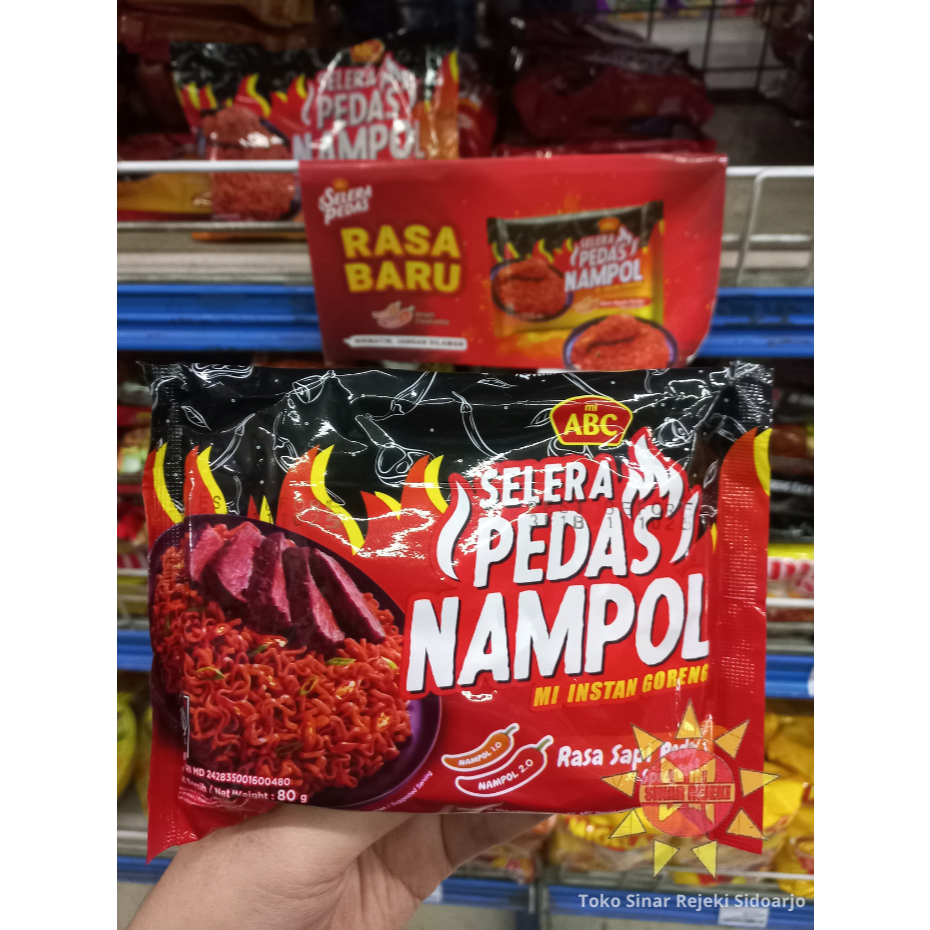 Mie ABC Selera Pedas Nampol Sapi Pedas 80 gram