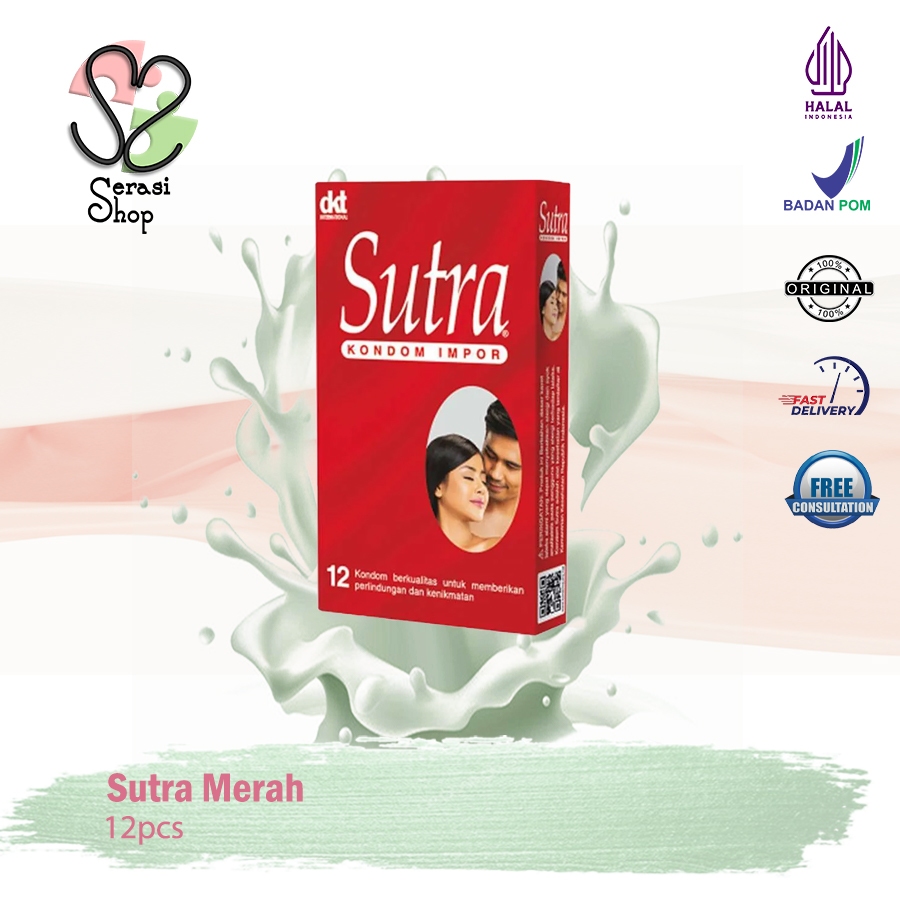 Sutra Merah isi 12 pcs / Sutra Merah isi 24pc / sutra merah 24 / Sutra Merah 12 Alat kontrasepsi / K