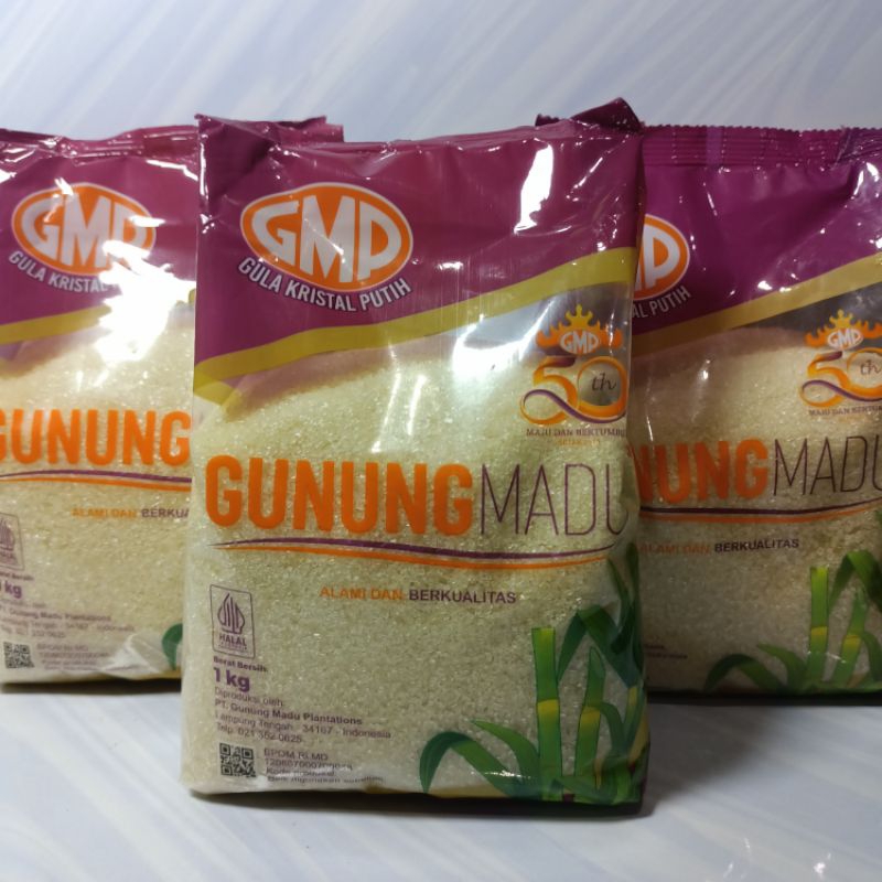 

GMP Gula Gunung Madu 1 Kg (Paket 3 pcs)