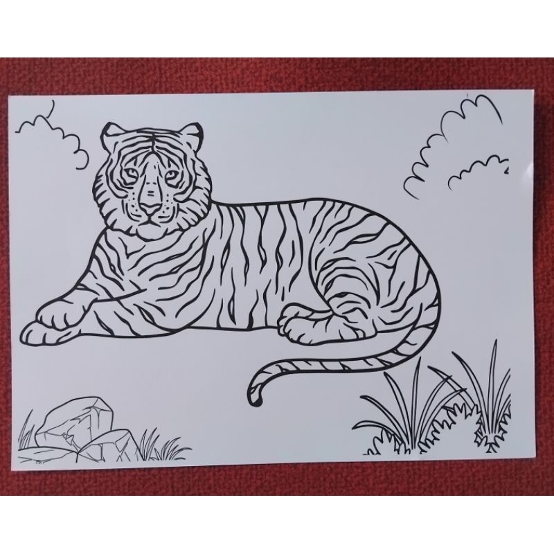 

Lembar Mewarnai Hewan 2 - Produk Cetak Kertas A4