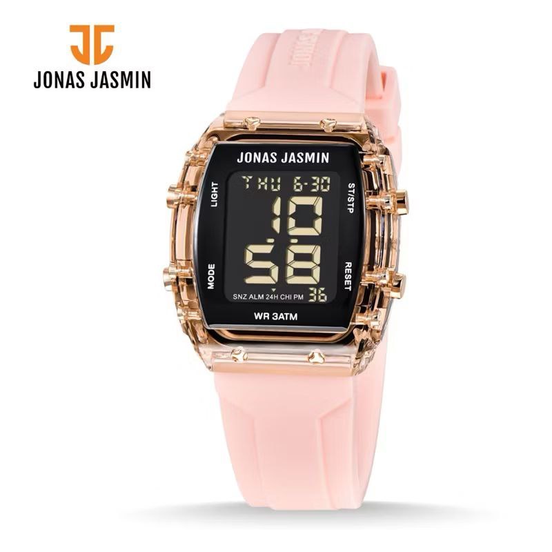 JAM TANGAN WANITA ORIGINAL JONAS JASMIN JJ-2244L / JJ 2244L / 2244 DIGITAL ELEGAN TAHAN AIR KEKINIAN