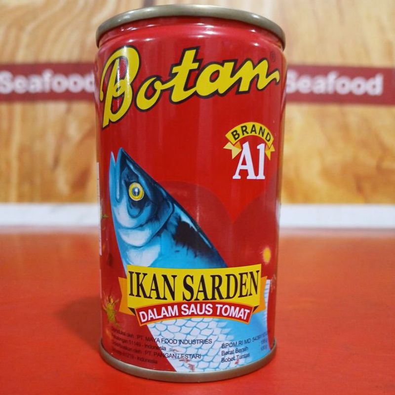 

Botan ikan sarden sauce tomat 155gr