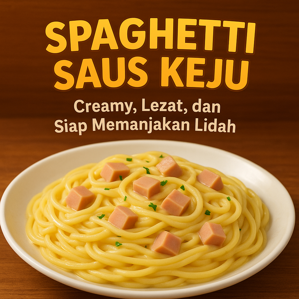 

Spaghetti Saus Keju – Creamy, Lezat, dan Siap Memanjakan Lidah