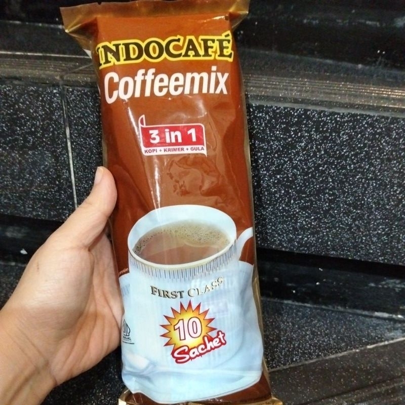 

indocafe coffeemix renceng isi 10 sachet 3in1 kopi gula krimer best seller authentic original
