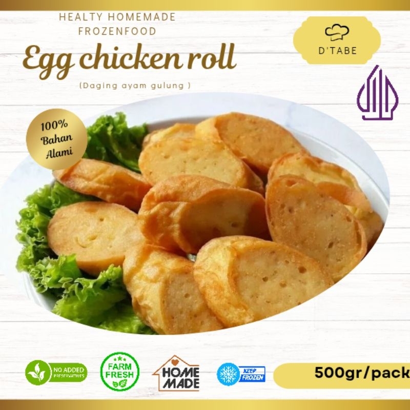 

egg chicken roll