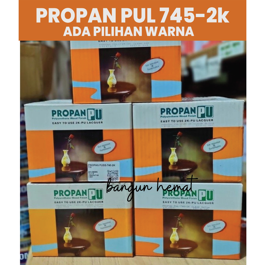 Propan PU Easy to Use 2K 745 – PU Lacquer 1 Liter (Base + Hardener)
