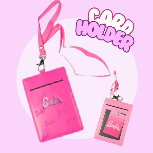 

Miniso Barbie Lanyard Card Holder ID Card Kartu Nama