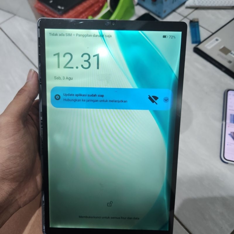 LCD TOUCHSCREEN FULLSET MINUS For ITEL VISTA TAB 10 P10004L ORIGINAL COPOTAN