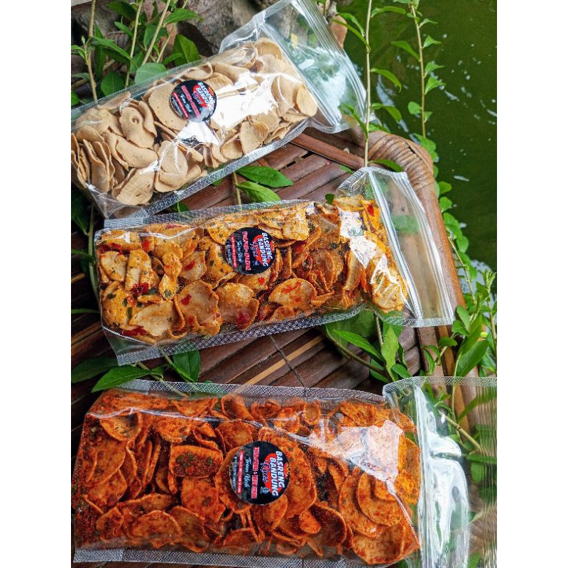 

basreng raos 3 rasa ,ori,pedas uleg,pedas boncabe