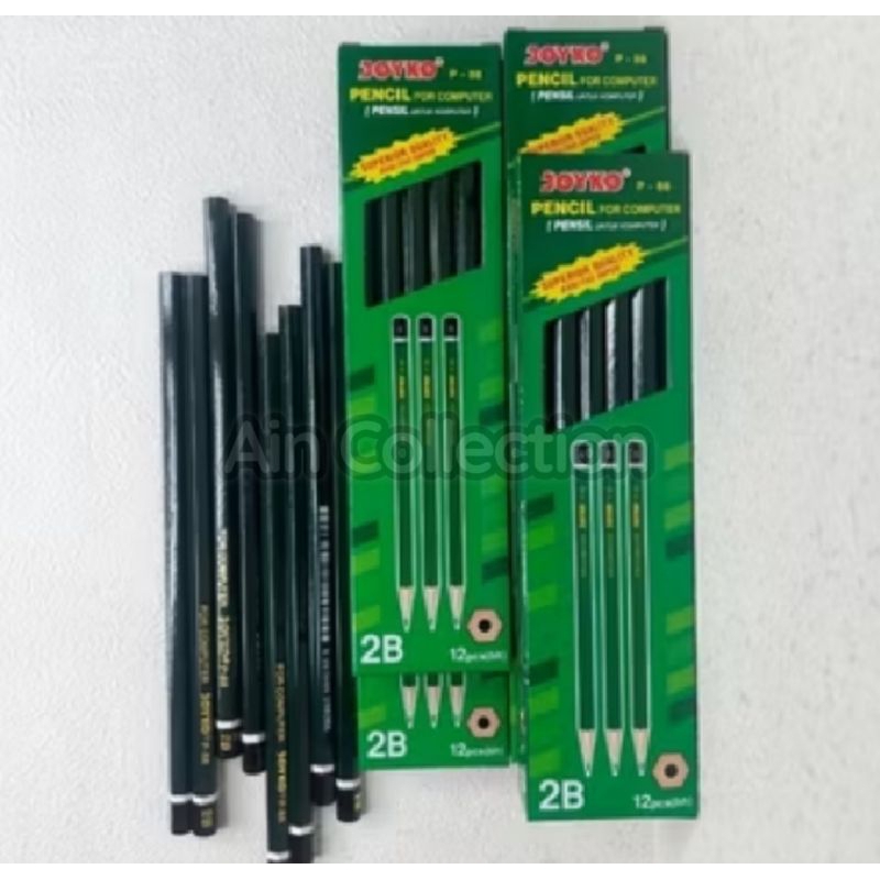 

Pensil 2b Joyko Hijau