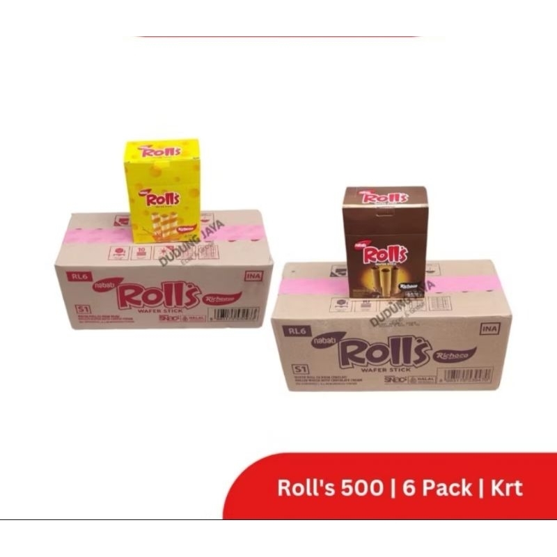

Grosir Nabati rolls 8gr 1 dus isi 6 kotak x 20 pcs