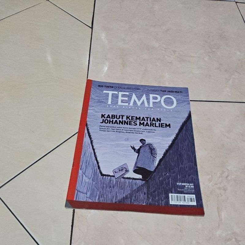 Majalah Tempo Terbaru Kabut Kematian Johannes Marliem 21-27 Agustus 2017