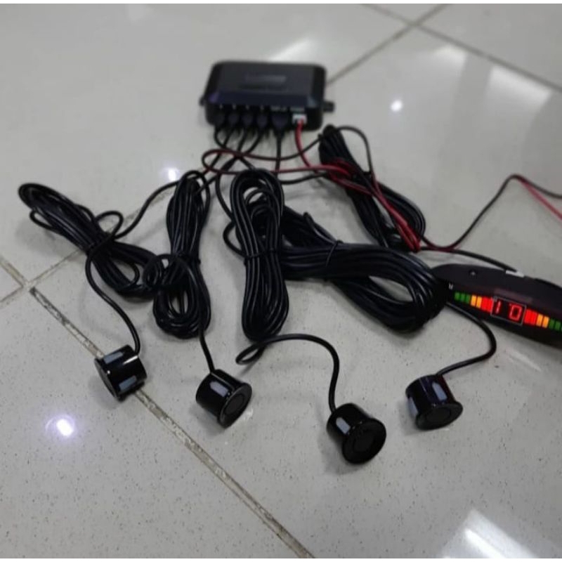 Sensor Parkir 4 Titik | Sensor Parking Mobil 4 Pcs | Alat Bantu saat parkir | Variasi Mobil Sensor P