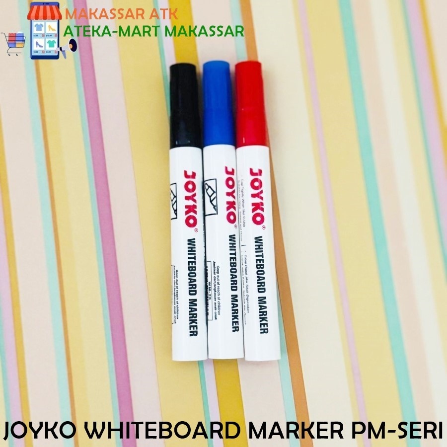 

[1 PCS] JOYKO WHITEBOARD MARKER WM-28 WM-29 WM-30 SPIDOL PAPAN TULIS