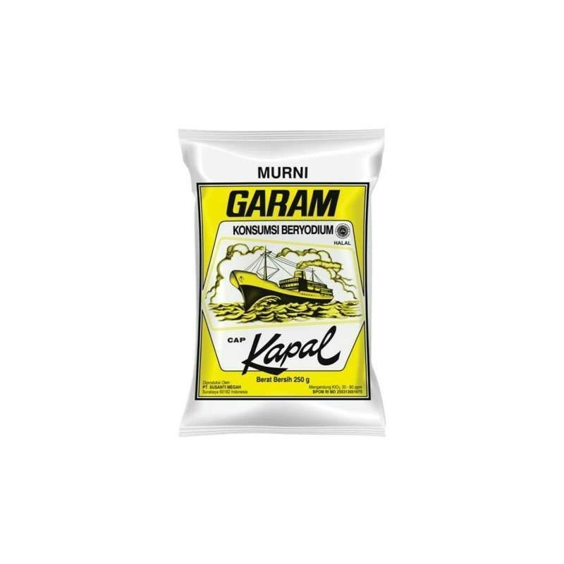 

garam cap kapal 250g