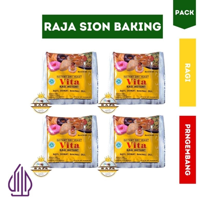 Ragi Instan Vita 4 × 11gr ( PACK : 4 BKS )