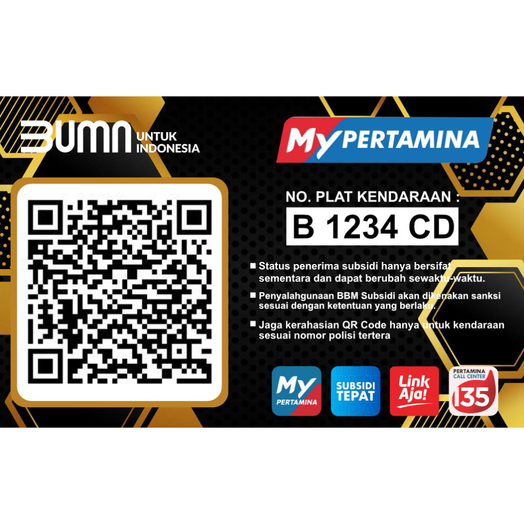 

Cetak Kartu MyPertamina Bahan PVC Tebal Anti AIR Tahan Lama