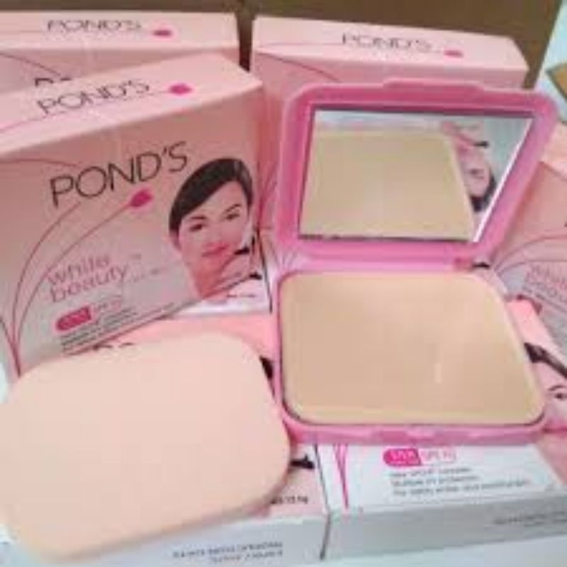 Bedak padat ponds whittening mate two way cake padat tahan lama