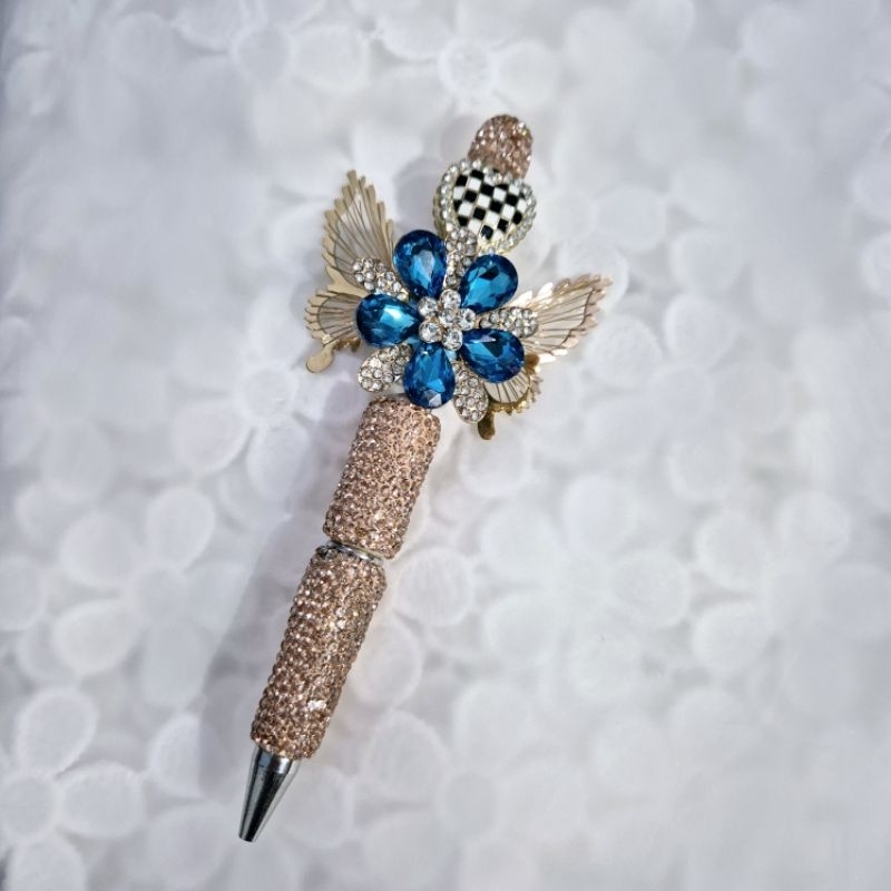 

pulpen kupu kupu gold fancy