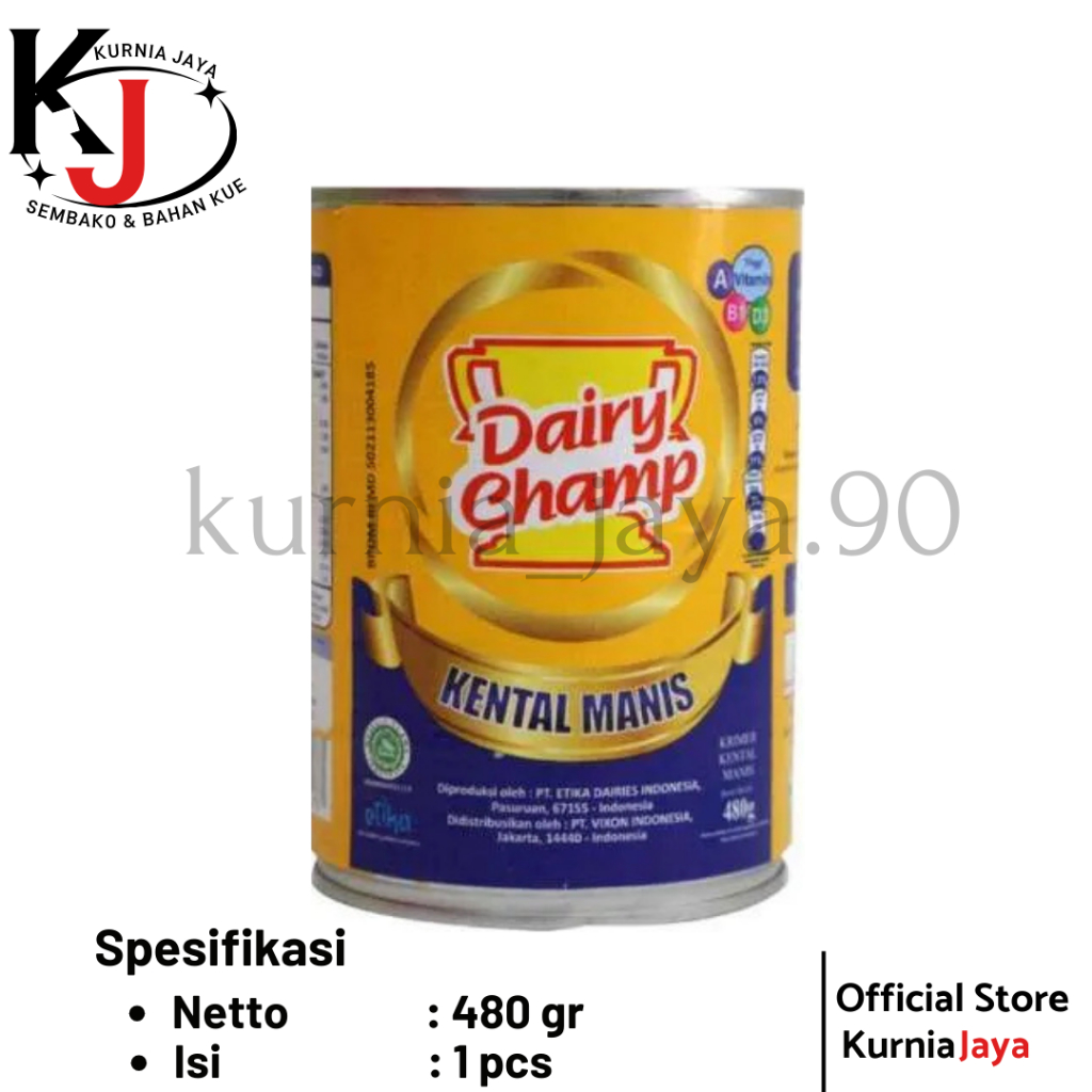 

[ DAIRY CHAMP ] Krimer Kental Manis 480gr