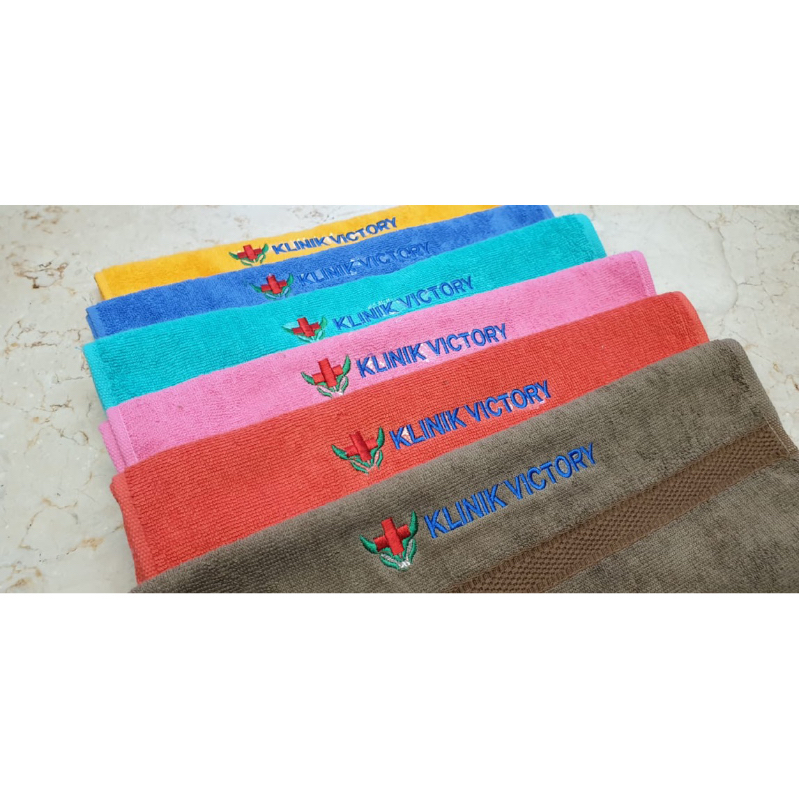 HANDUK |SALON|SPORT|LEHER|CUSTOM BORDIR bisa satuan