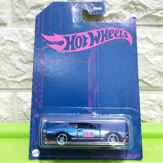 Hot Wheels Nissan Skyline 2000 GT-R Blue